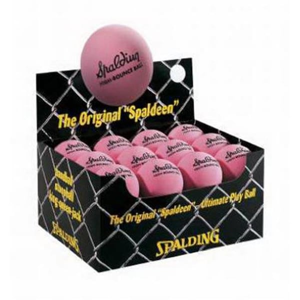 Spalding Spalding Sports 51-153 Small High Bounce Ball - Pink; Pack Of 24 816231 - main